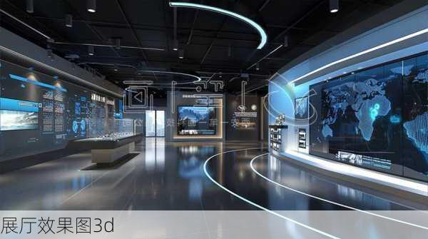 展厅效果图3d