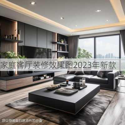 家庭客厅装修效果图2023年新款