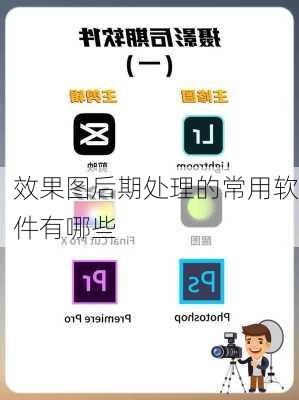 效果图后期处理的常用软件有哪些