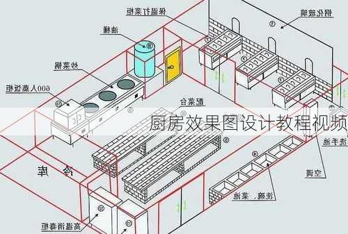 厨房效果图设计教程视频