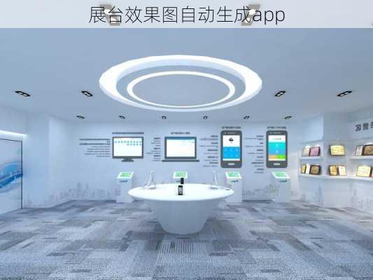 展台效果图自动生成app