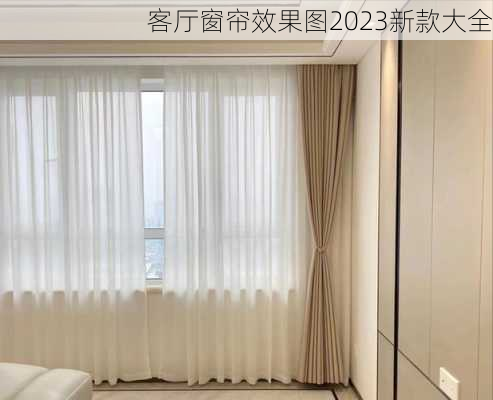 客厅窗帘效果图2023新款大全