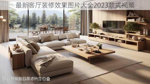 最新客厅装修效果图片大全2023款式视频